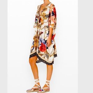 Camilla Short Kaftan With Hardware O/S